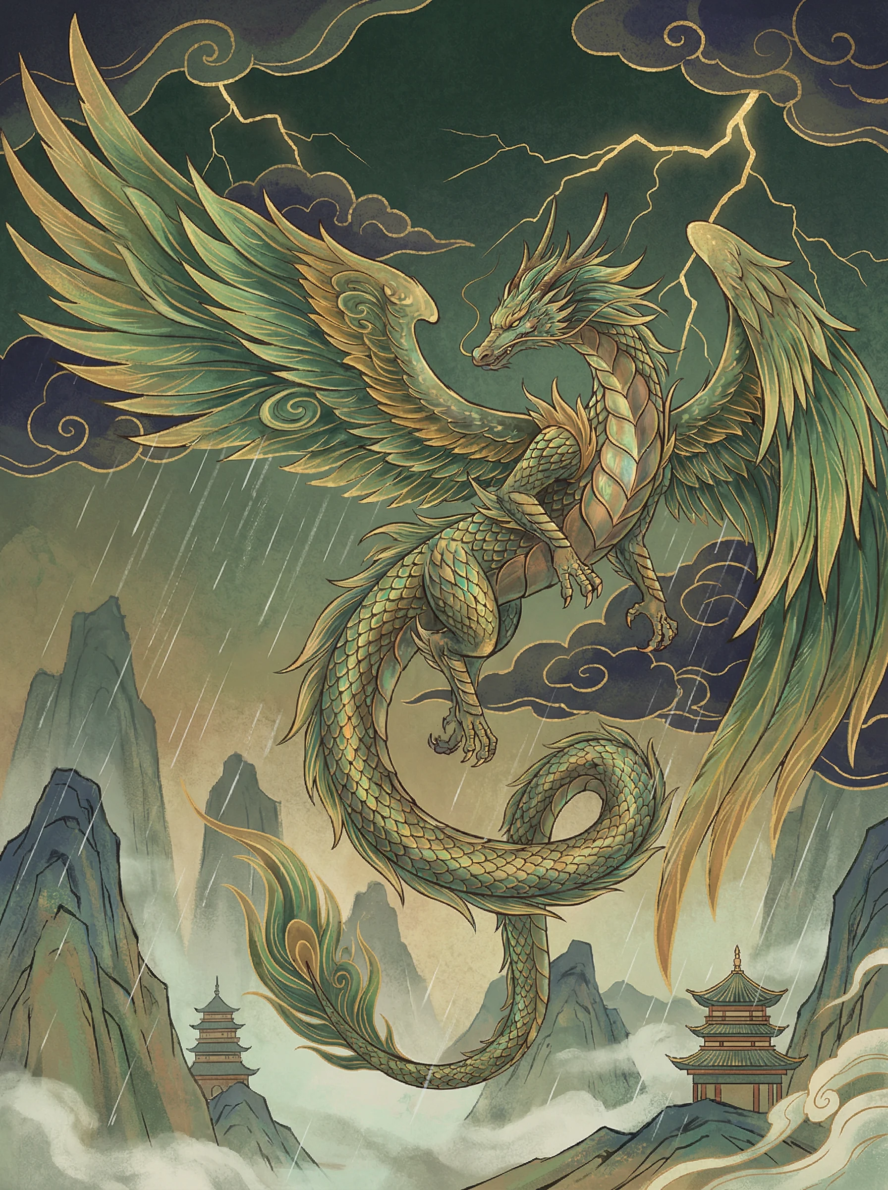 应龙 - 九色视频 山海经飞龙动漫