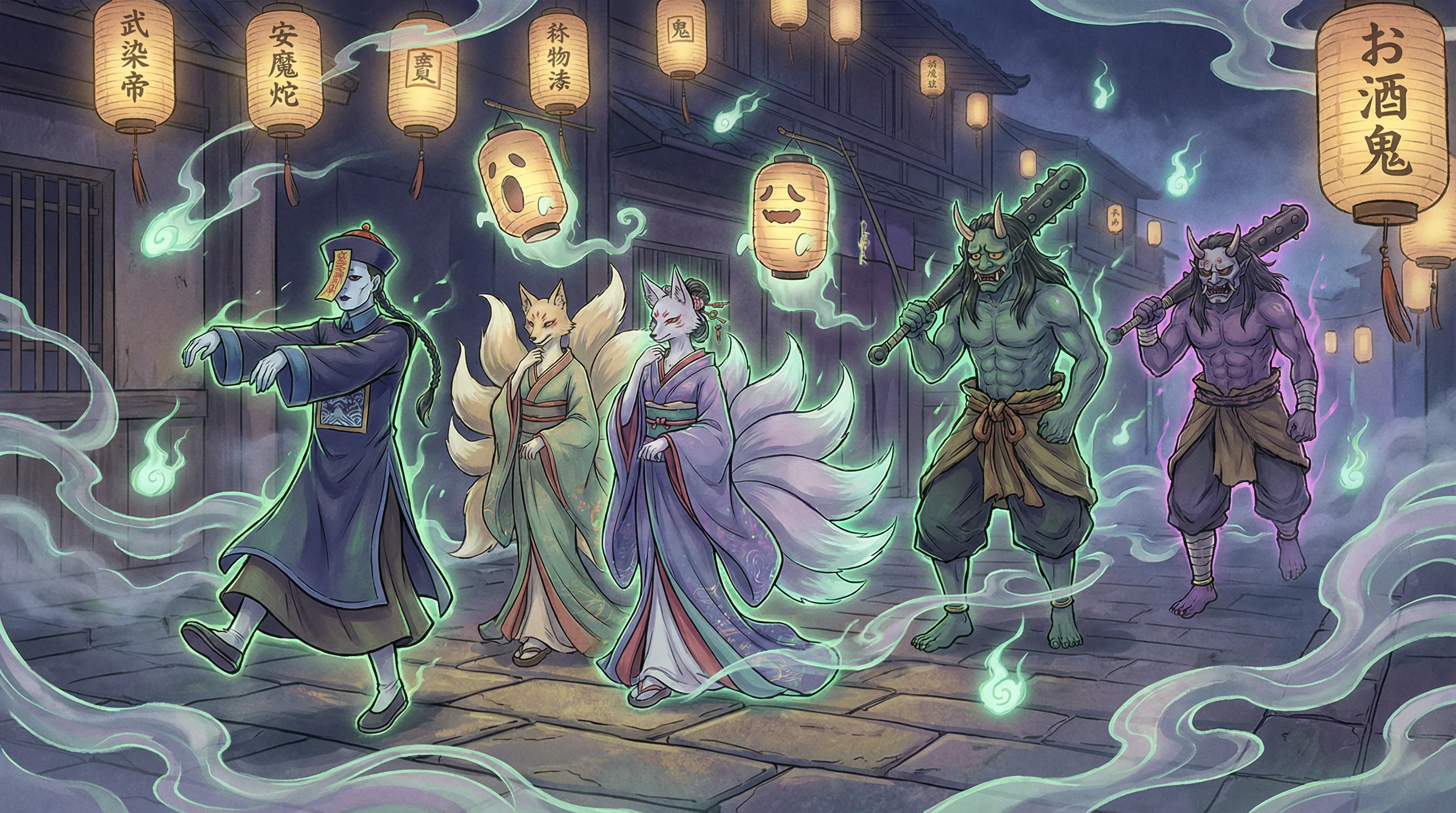 百鬼夜行 - 九色视频 中日鬼怪动漫